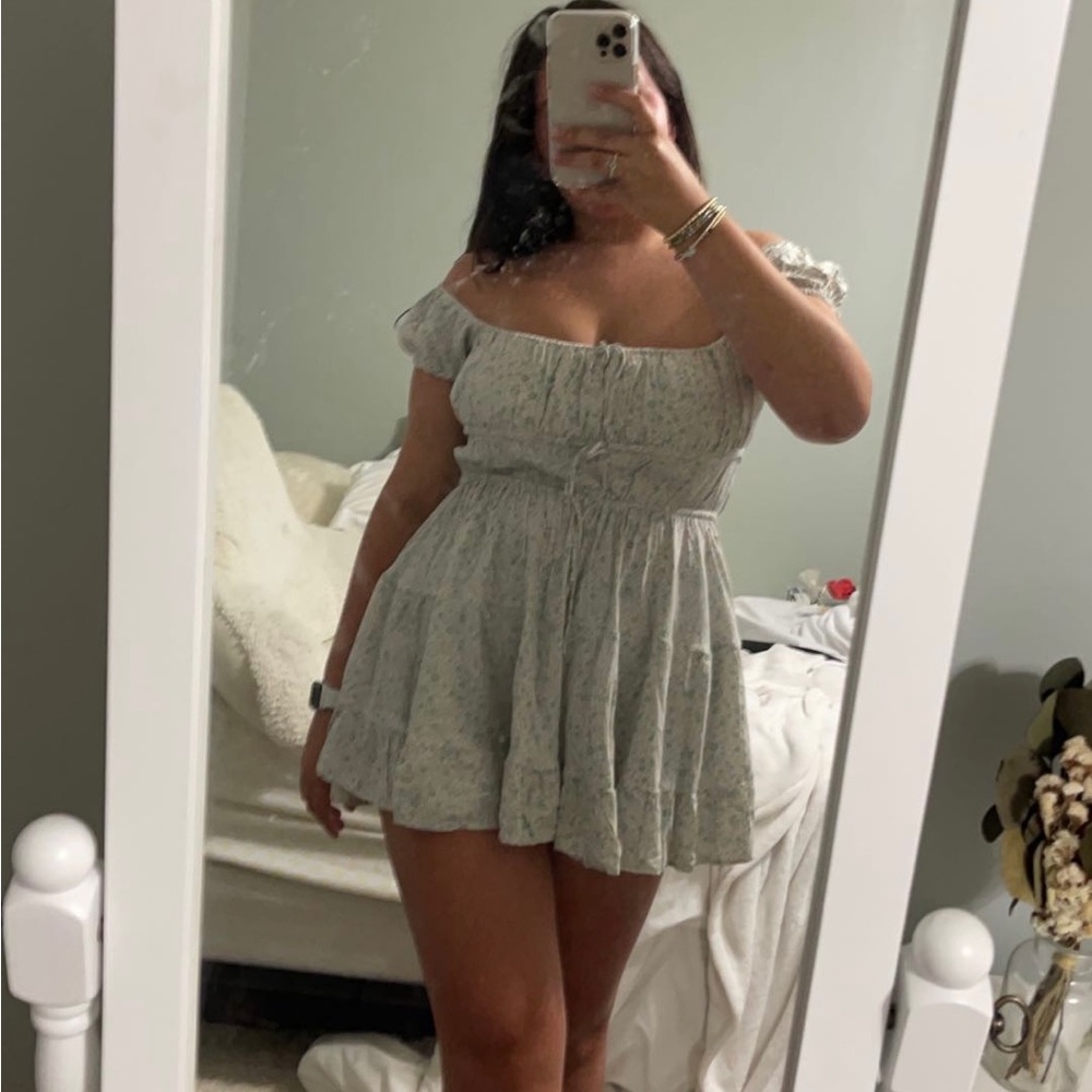 Mini floral dress